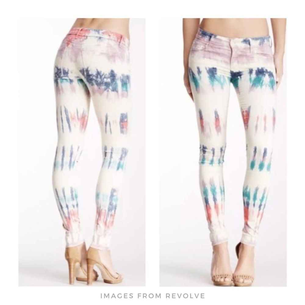 MOTHER ▪ The Looker Skinny Leg Tie Dye Scaramouche